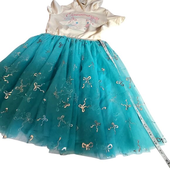 Cinnamoroll Hooded Dress With Ears Size XL By Hybrid Sanrio Egret Sparkle Skirt - Picture 8 of 9